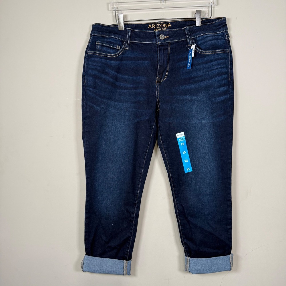 Arizona Jean Co NWT Dark Wash Superflex Ankle Jegging Size 13